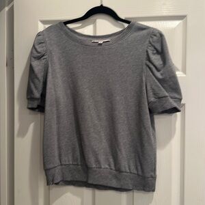 Gray short sleeve sweater from the Loft